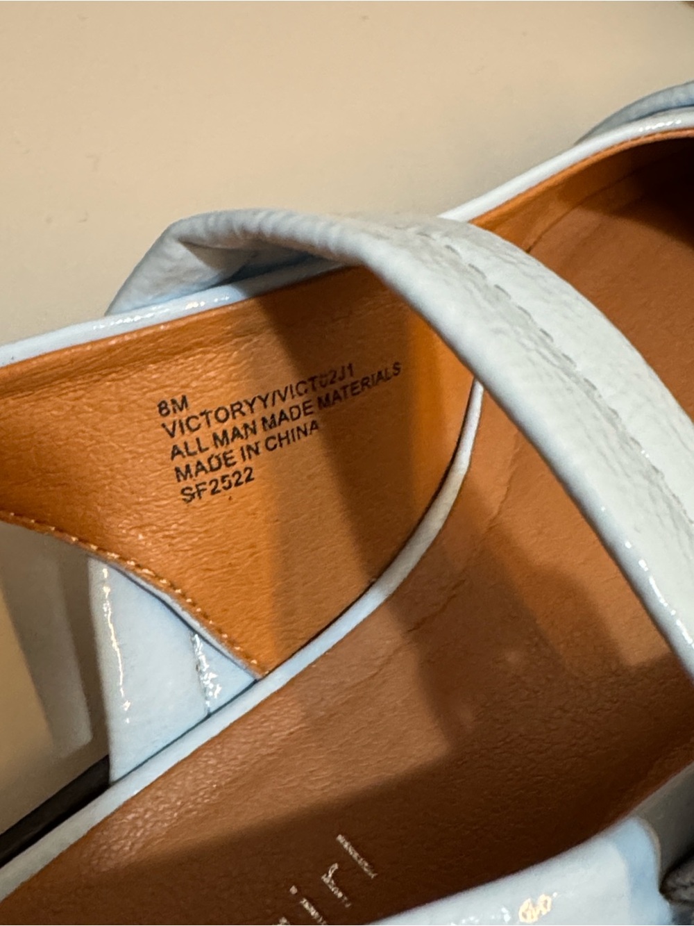 NEW✨ Madden Girl Light Blue Pointed Slingback Flats with Buckle Detail size 8 - Picture 5 of 9